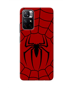 Spiderman Web Redmi Note 11T 5G Real 4D Back Cover