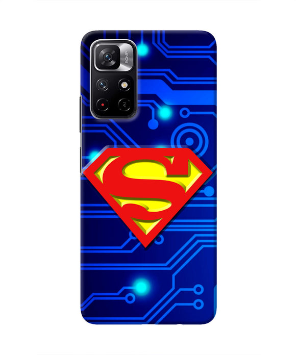 Superman Abstract Redmi Note 11T 5G Real 4D Back Cover