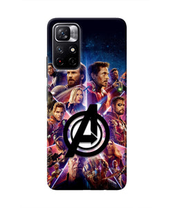 Avengers Superheroes Redmi Note 11T 5G Real 4D Back Cover