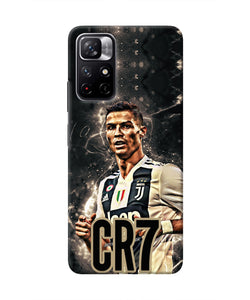 CR7 Dark Redmi Note 11T 5G Real 4D Back Cover