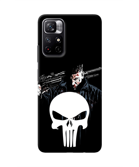 Punisher Character Redmi Note 11T 5G Real 4D Back Cover