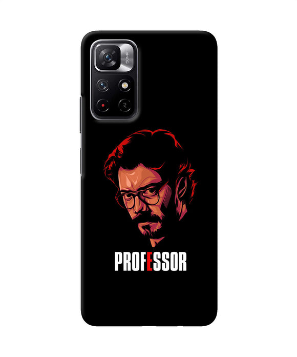 Money Heist Professor Sketch Redmi Note 11T 5G Back Cover