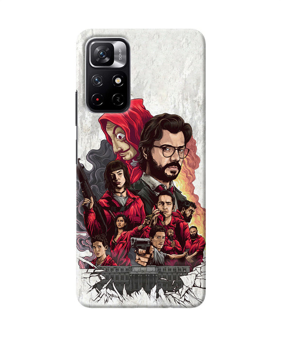 Money Heist Poster Redmi Note 11T 5G Back Cover