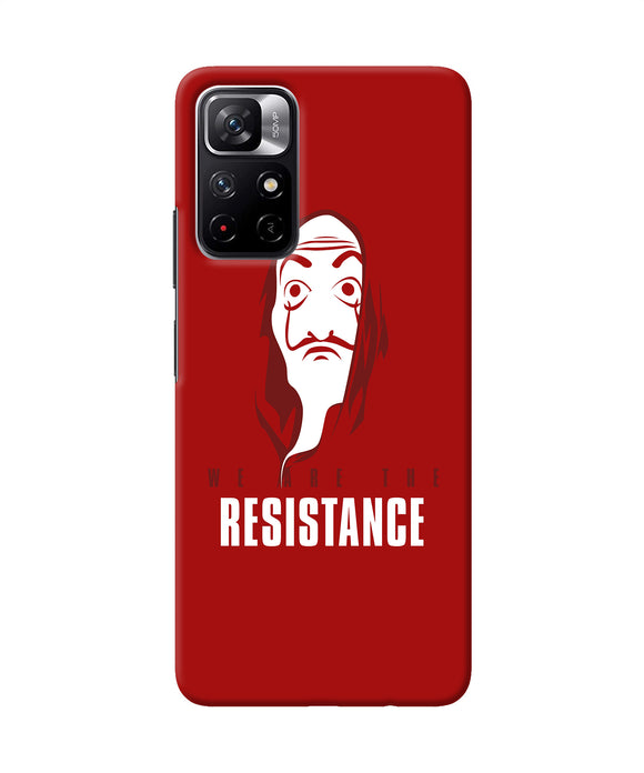 Money Heist Resistance Quote Redmi Note 11T 5G Back Cover