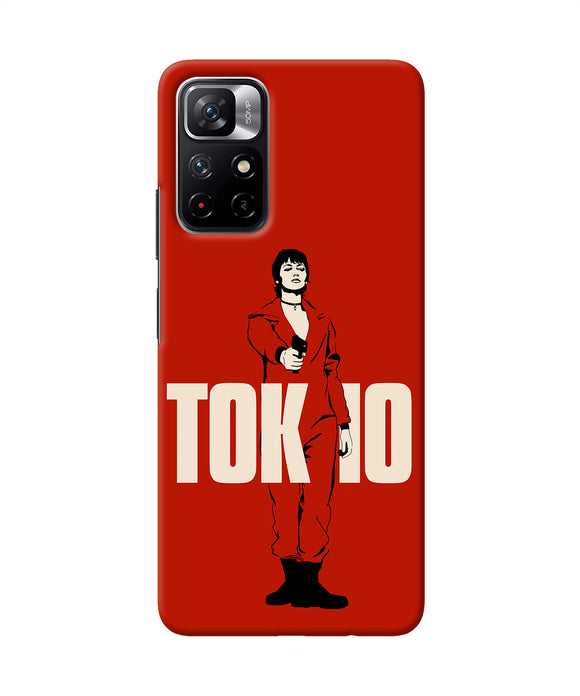 Money Heist Tokyo With Gun Redmi Note 11T 5G Back Cover