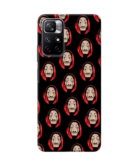 Money Heist Mask Redmi Note 11T 5G Back Cover