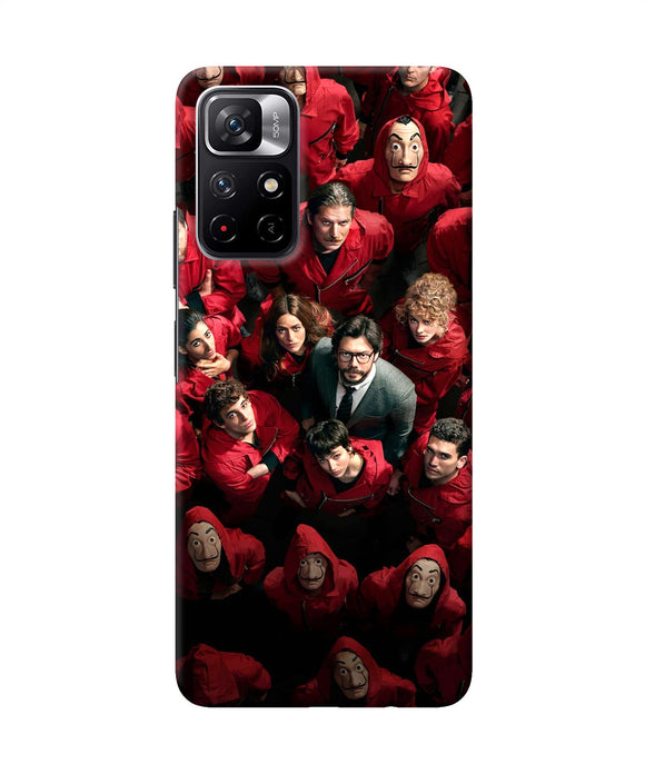 Money Heist Professor with Hostages Redmi Note 11T 5G Back Cover