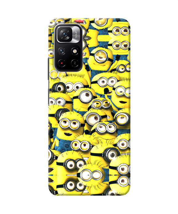 Minions mini crowd Redmi Note 11T 5G Back Cover