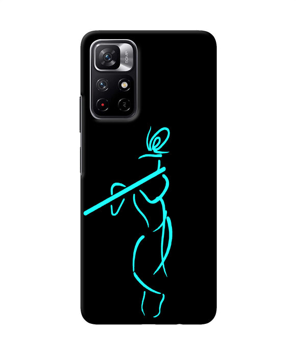 Lord krishna sketch Redmi Note 11T 5G Back Cover