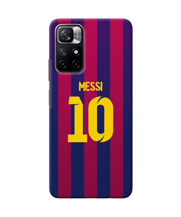 Messi 10 tshirt Redmi Note 11T 5G Back Cover