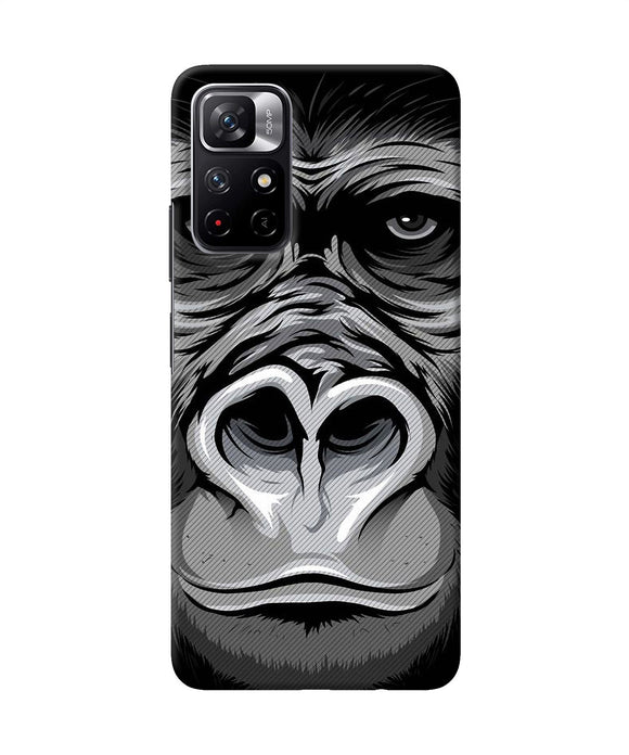 Black chimpanzee Redmi Note 11T 5G Back Cover