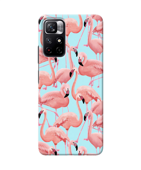 Abstract sheer bird print Redmi Note 11T 5G Back Cover