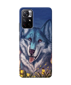 Cute wolf Redmi Note 11T 5G Back Cover