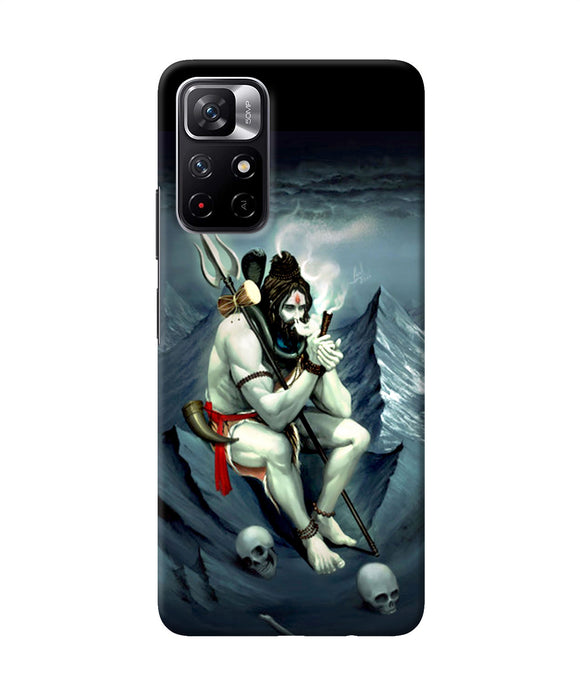 Lord shiva chillum Redmi Note 11T 5G Back Cover