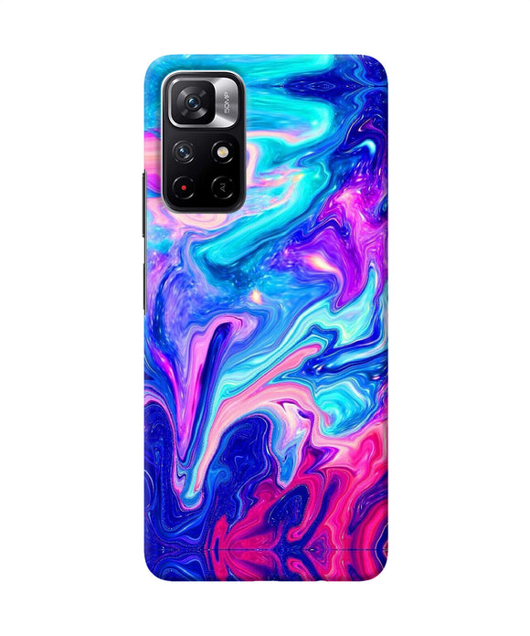 Abstract colorful water Redmi Note 11T 5G Back Cover