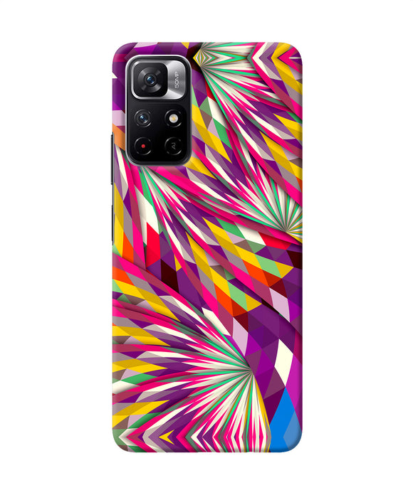 Abstract colorful print Redmi Note 11T 5G Back Cover