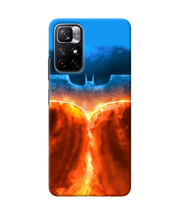 Burning batman logo Redmi Note 11T 5G Back Cover