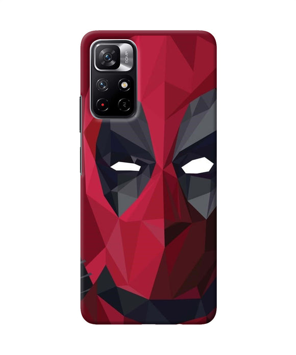 Abstract deadpool mask Redmi Note 11T 5G Back Cover