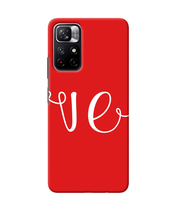 Love two Redmi Note 11T 5G Back Cover