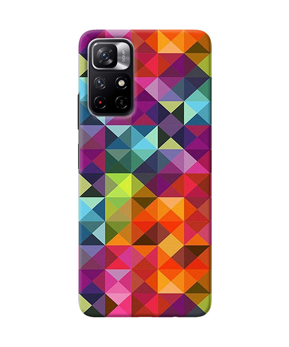 Abstract triangle pattern Redmi Note 11T 5G Back Cover