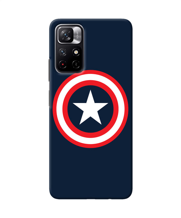 Captain america logo Redmi Note 11T 5G Back Cover
