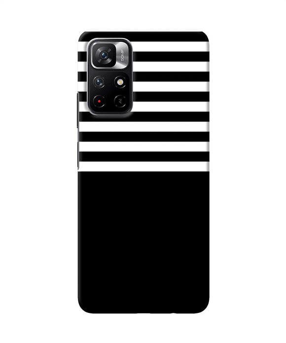 Black and white print Redmi Note 11T 5G Back Cover