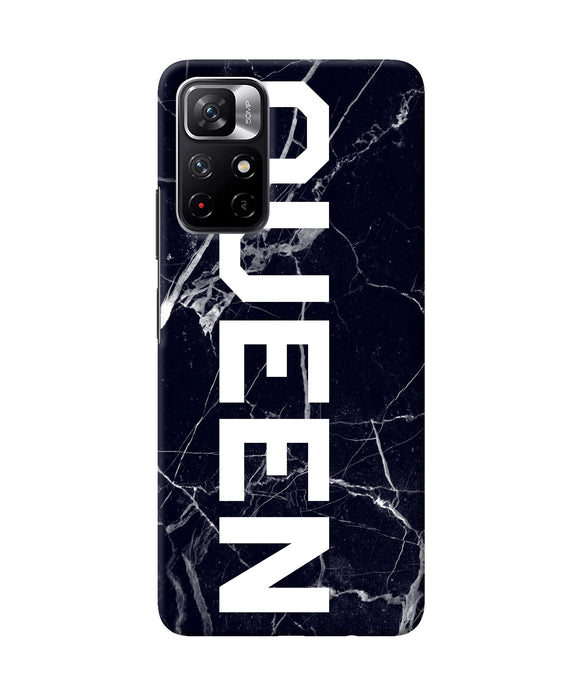 Queen marble text Redmi Note 11T 5G Back Cover