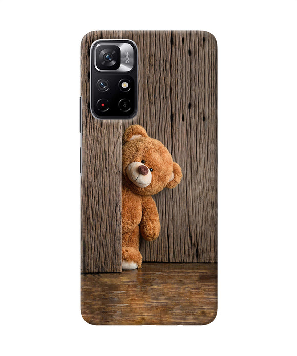 Teddy wooden Redmi Note 11T 5G Back Cover