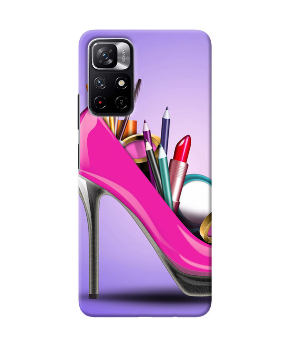 Makeup heel shoe Redmi Note 11T 5G Back Cover