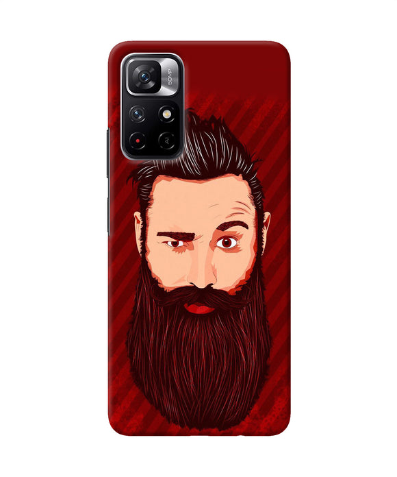 Beardo character Redmi Note 11T 5G Back Cover