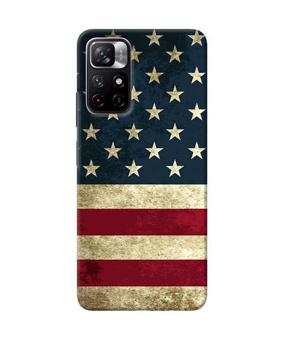 Vintage US flag Redmi Note 11T 5G Back Cover