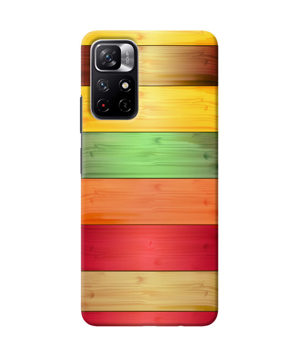 Wooden colors Redmi Note 11T 5G Back Cover