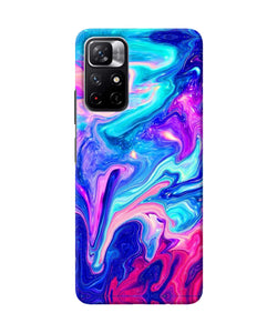 Abstract colorful water Redmi Note 11T 5G Back Cover