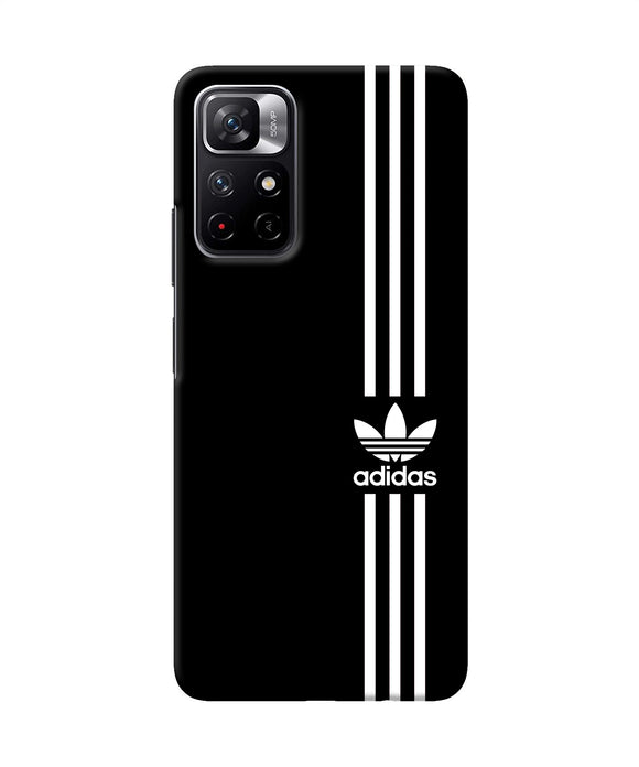 Adidas strips logo Redmi Note 11T 5G Back Cover