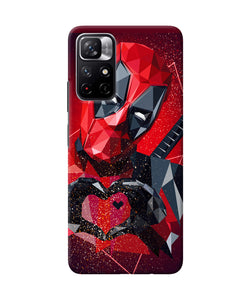 Deadpool love Redmi Note 11T 5G Back Cover