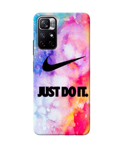 Just do it colors Redmi Note 11T 5G Back Cover