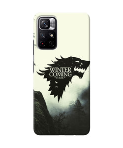 Winter coming stark Redmi Note 11T 5G Back Cover