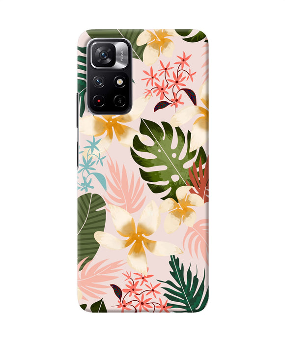 Leaf print Redmi Note 11T 5G Back Cover