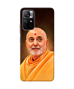 Pramukh swami painting Redmi Note 11T 5G Back Cover