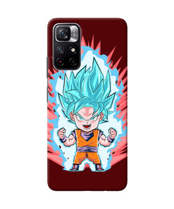 Goku little character Redmi Note 11T 5G Back Cover