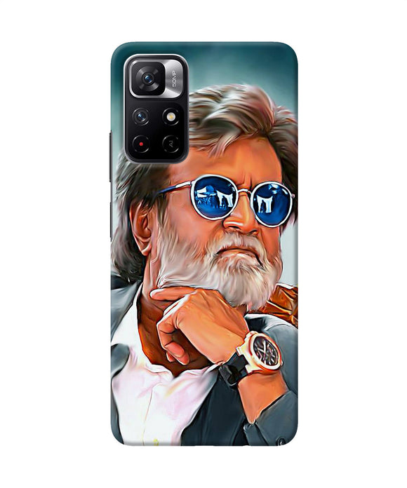 Rajnikant painting Redmi Note 11T 5G Back Cover