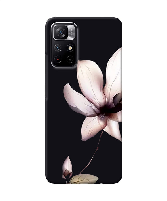 Flower white Redmi Note 11T 5G Back Cover