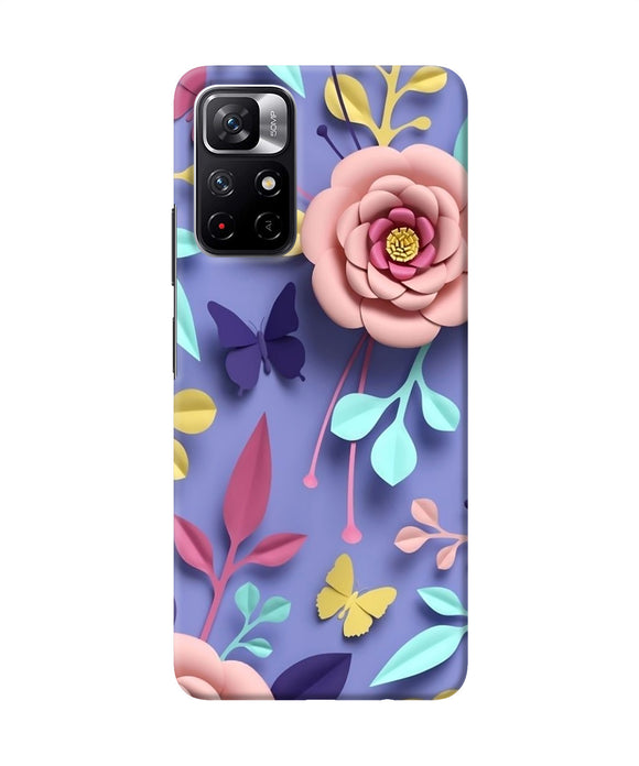 Flower canvas Redmi Note 11T 5G Back Cover