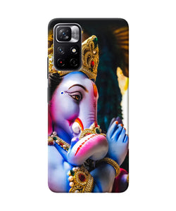 Lord ganesh statue Redmi Note 11T 5G Back Cover