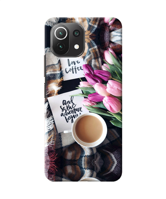 Love Coffee Quotes Mi 11 Lite NE 5G Back Cover