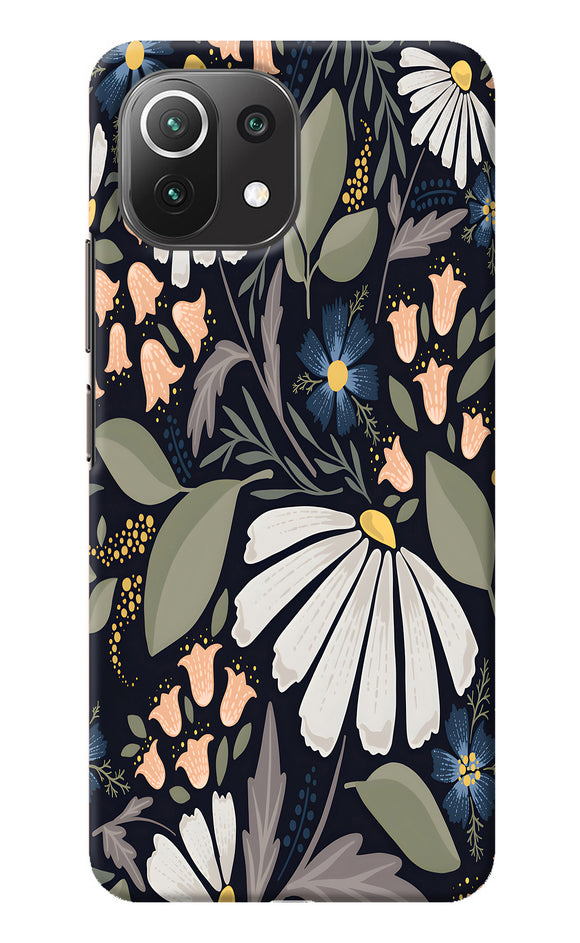 Flowers Art Mi 11 Lite NE 5G Back Cover