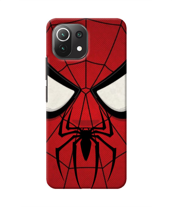 Spiderman Face Mi 11 Lite NE 5G Real 4D Back Cover