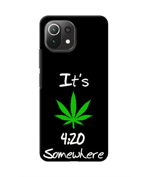 Weed Quote Mi 11 Lite NE 5G Real 4D Back Cover