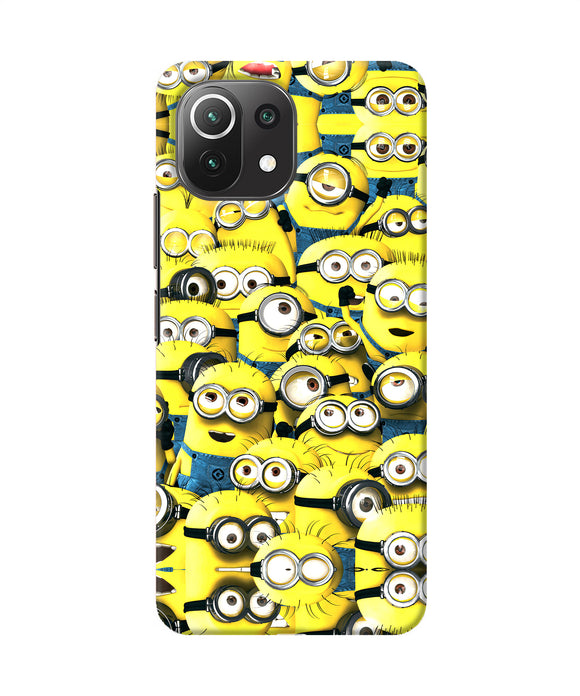 Minions mini crowd Mi 11 Lite NE 5G Back Cover