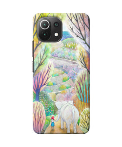 Natual elephant girl Mi 11 Lite NE 5G Back Cover